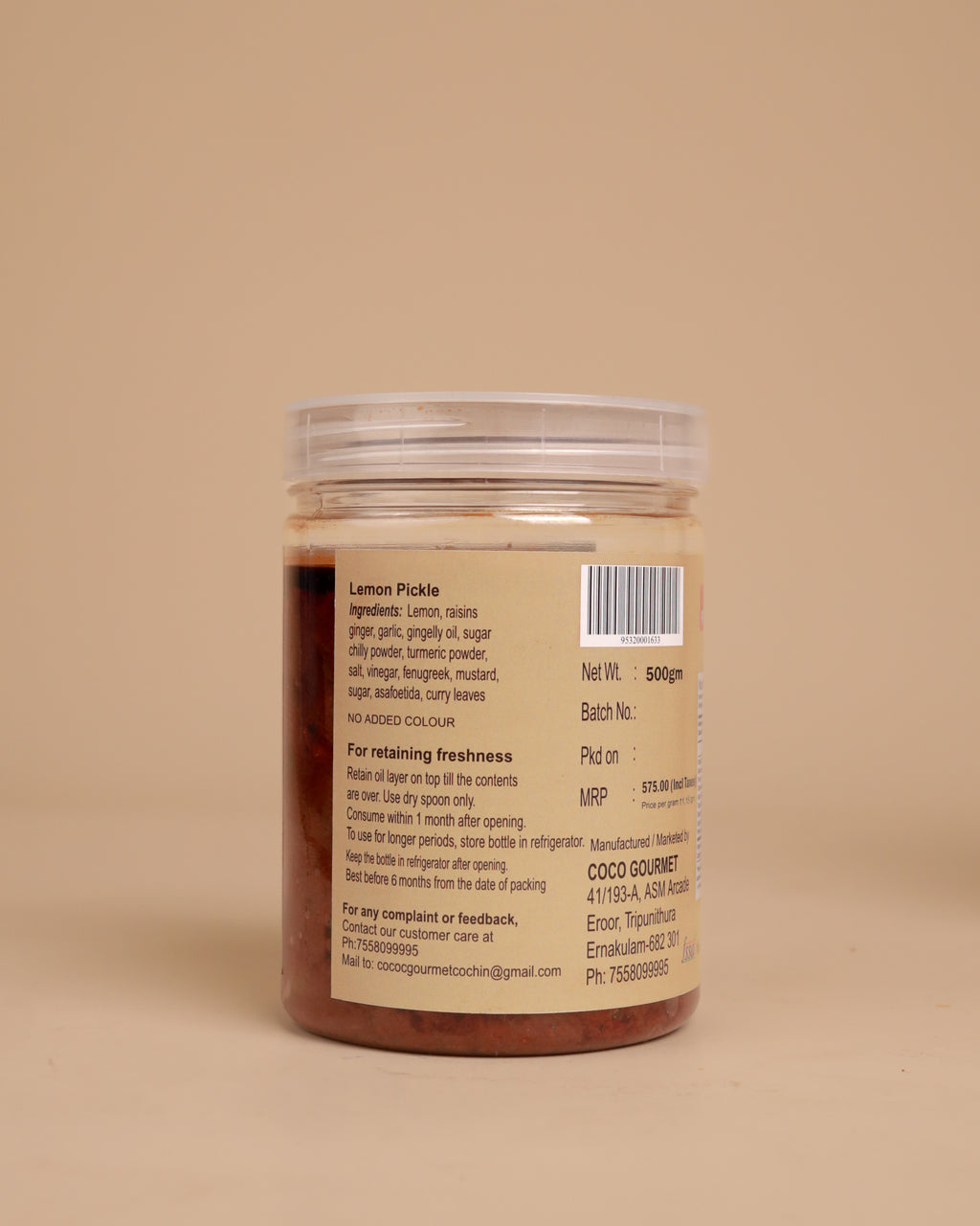 Raisin and Lemon Pickle