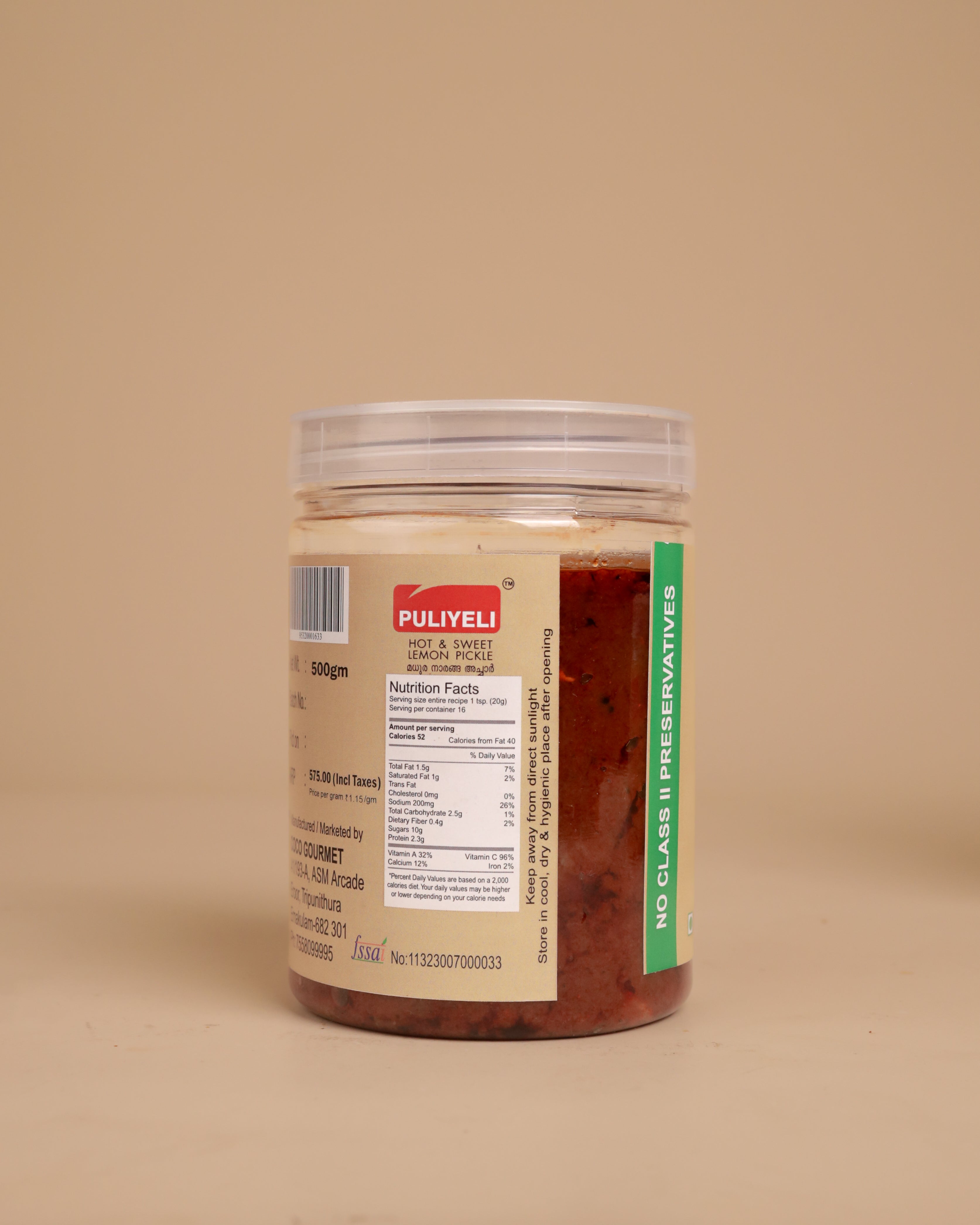 Raisin and Lemon Pickle