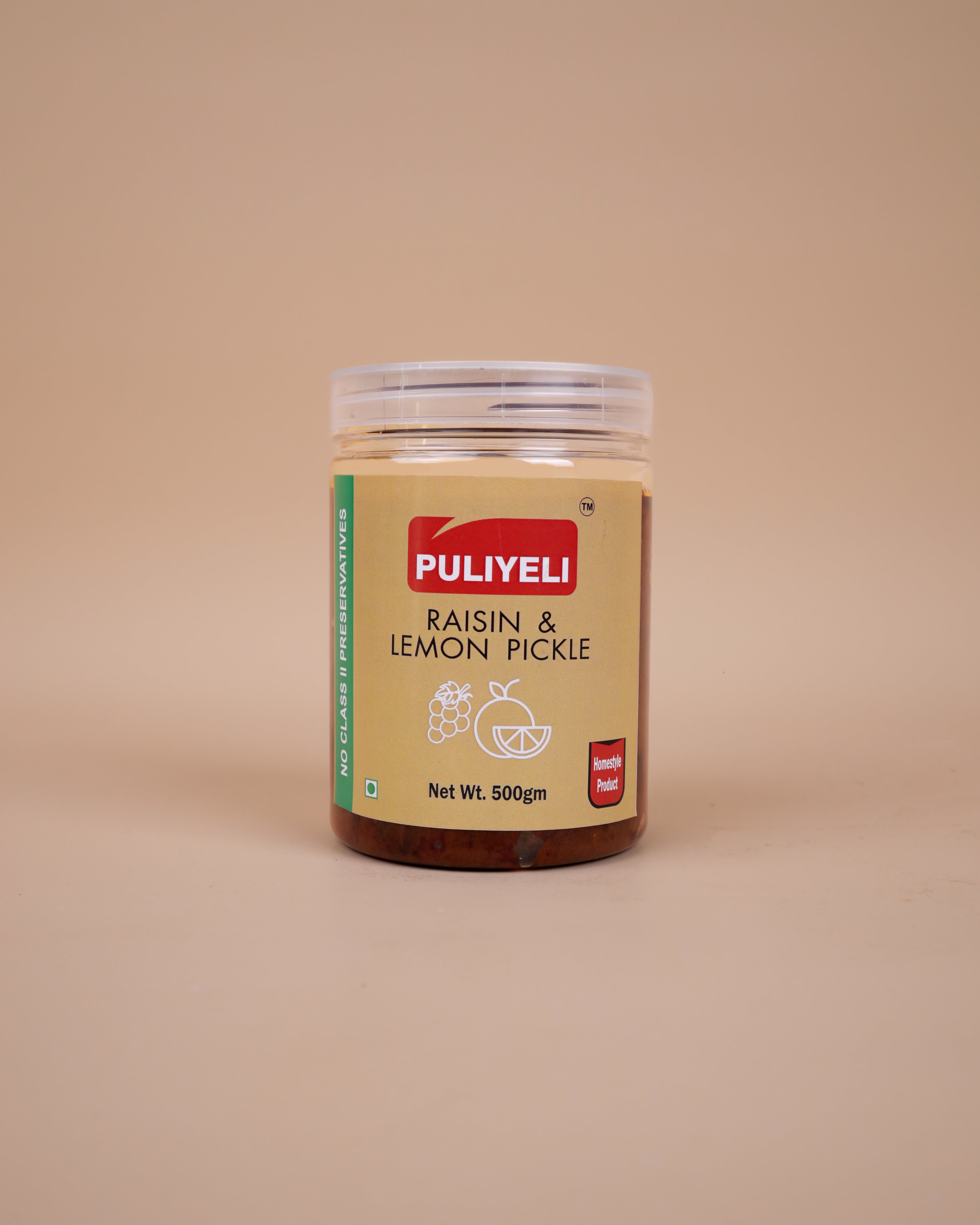 Raisin and Lemon Pickle